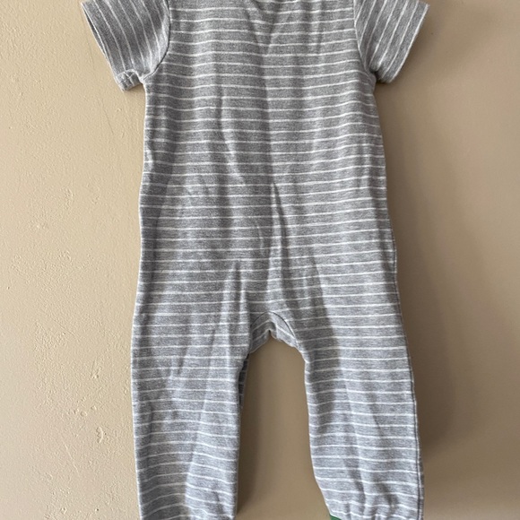 John Deere, one piece outfit. Cotton knit.  cute graphics on front. 9-12 mos. - Picture 3 of 4